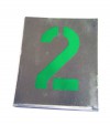 Plantilla de Números en Aluminio 100mm