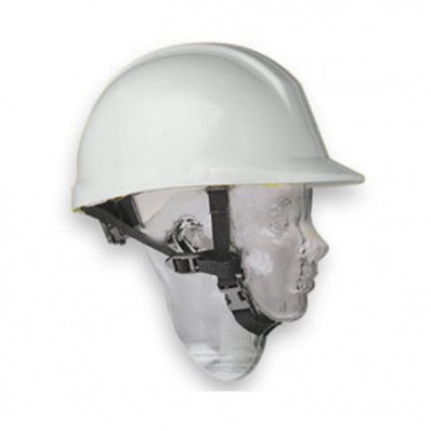 Casco con Regulación y barbuquejo Blanco