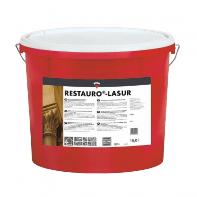 Keim Restauro®-Lasur · Veladura de sol-silicat.