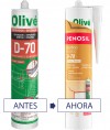 SELLANTE ACRÍLICO D-70 300ml • Olivé/Penosil