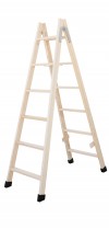 Escalera Madera 8 Peldaños Planos 