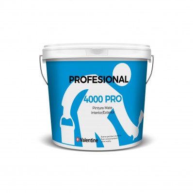 Valentine 4000 PRO • Pintura Mate Int/Ext